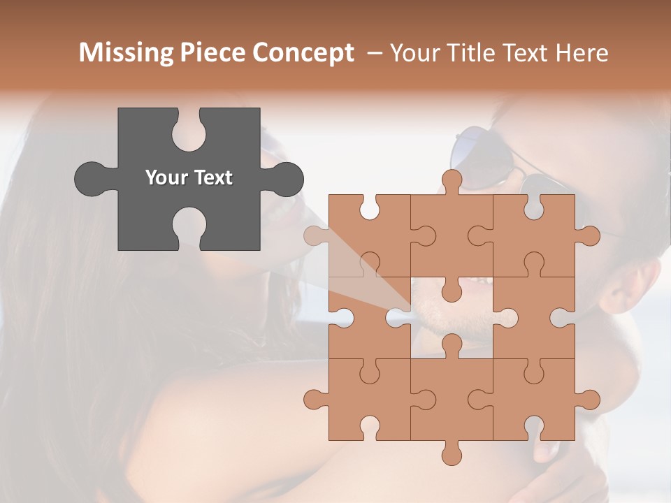 A Man Holding A Woman In His Arms PowerPoint Template