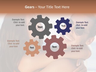 A Man Holding A Woman In His Arms PowerPoint Template