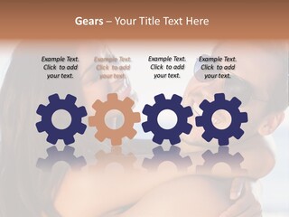 A Man Holding A Woman In His Arms PowerPoint Template
