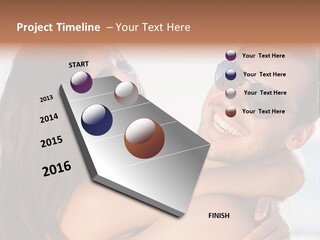 A Man Holding A Woman In His Arms PowerPoint Template