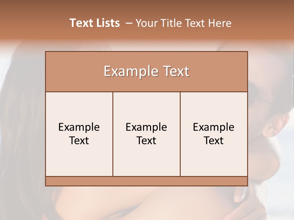 A Man Holding A Woman In His Arms PowerPoint Template
