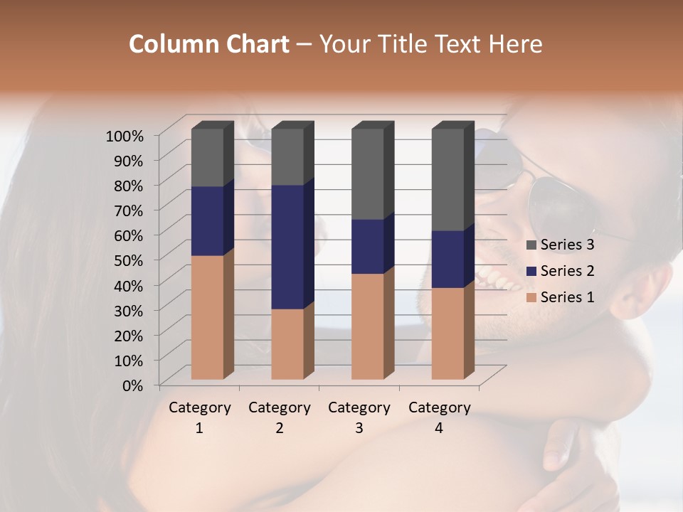 A Man Holding A Woman In His Arms PowerPoint Template