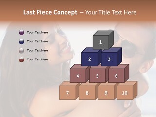 A Man Holding A Woman In His Arms PowerPoint Template