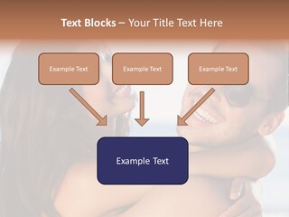 A Man Holding A Woman In His Arms PowerPoint Template