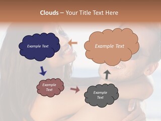 A Man Holding A Woman In His Arms PowerPoint Template