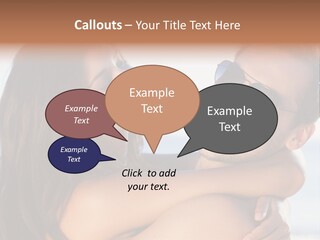 A Man Holding A Woman In His Arms PowerPoint Template