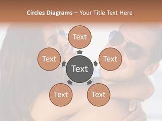 A Man Holding A Woman In His Arms PowerPoint Template