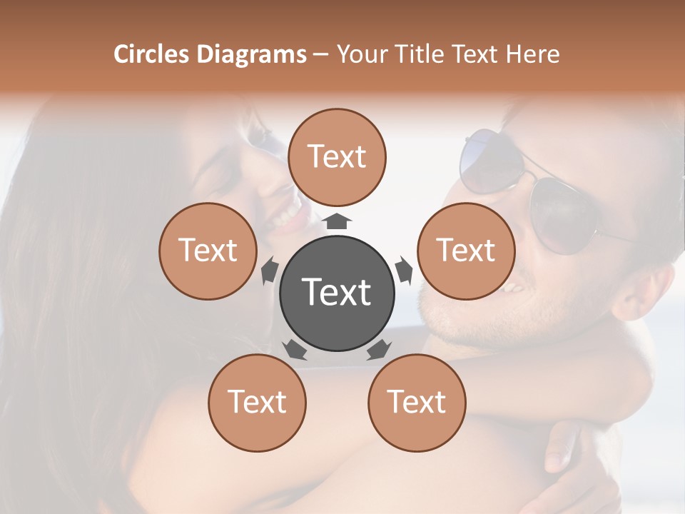 A Man Holding A Woman In His Arms PowerPoint Template