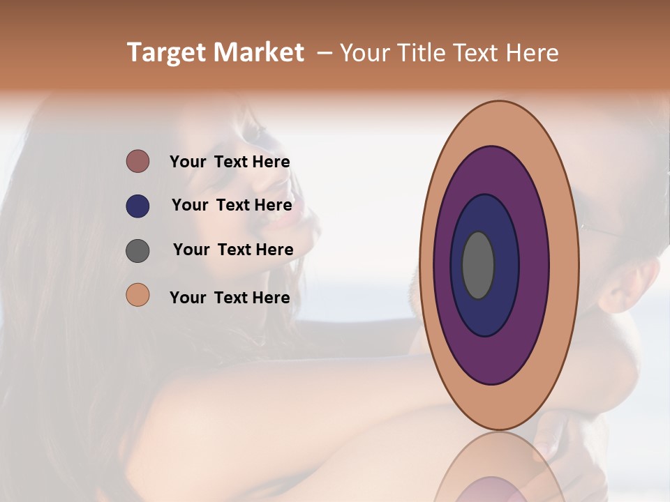 A Man Holding A Woman In His Arms PowerPoint Template