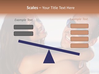 A Man Holding A Woman In His Arms PowerPoint Template