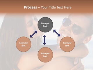 A Man Holding A Woman In His Arms PowerPoint Template