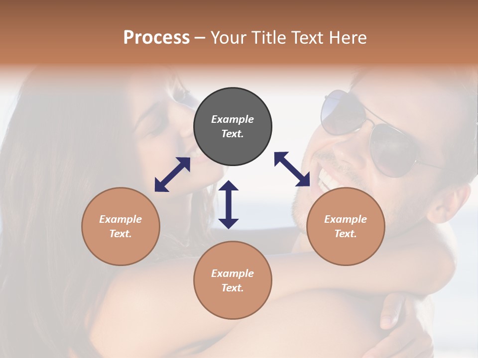A Man Holding A Woman In His Arms PowerPoint Template