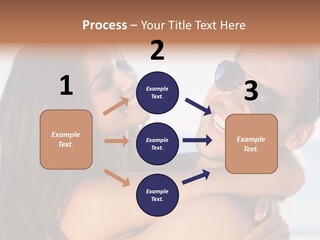 A Man Holding A Woman In His Arms PowerPoint Template