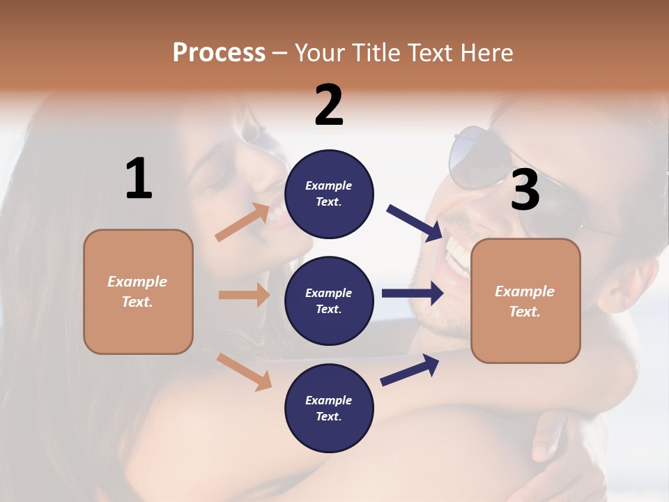 A Man Holding A Woman In His Arms PowerPoint Template