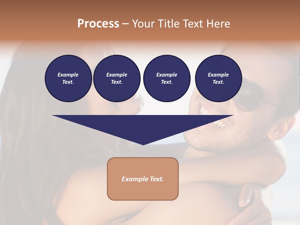 A Man Holding A Woman In His Arms PowerPoint Template