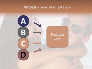 A Man Holding A Woman In His Arms PowerPoint Template