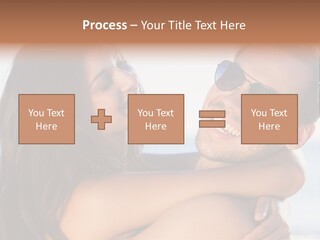 A Man Holding A Woman In His Arms PowerPoint Template