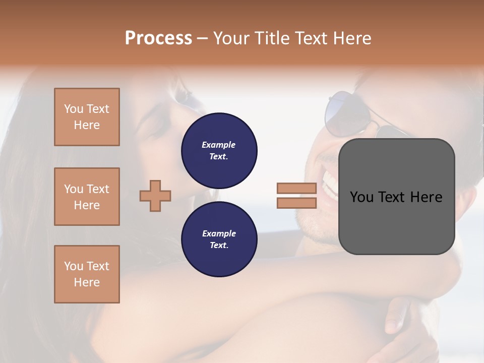 A Man Holding A Woman In His Arms PowerPoint Template