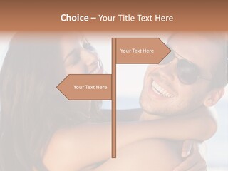 A Man Holding A Woman In His Arms PowerPoint Template