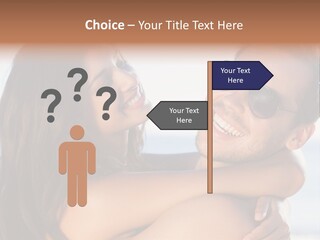 A Man Holding A Woman In His Arms PowerPoint Template