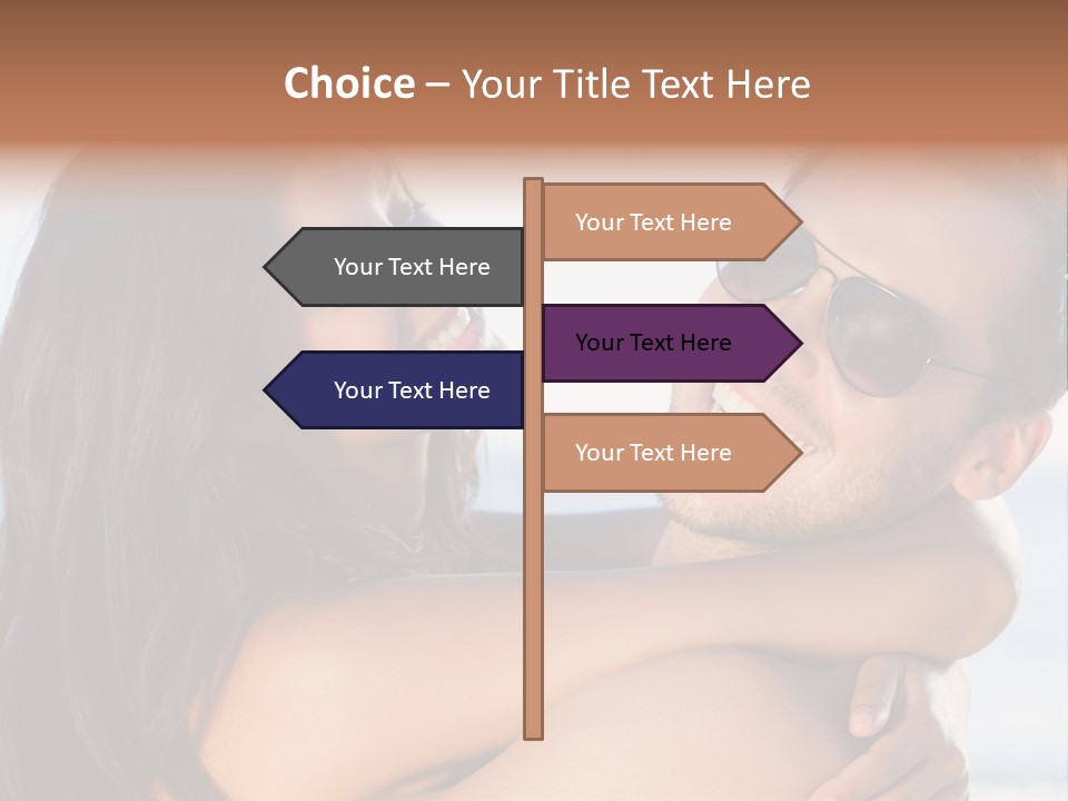 A Man Holding A Woman In His Arms PowerPoint Template
