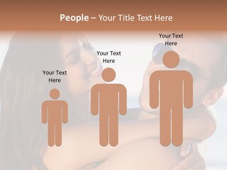 A Man Holding A Woman In His Arms PowerPoint Template