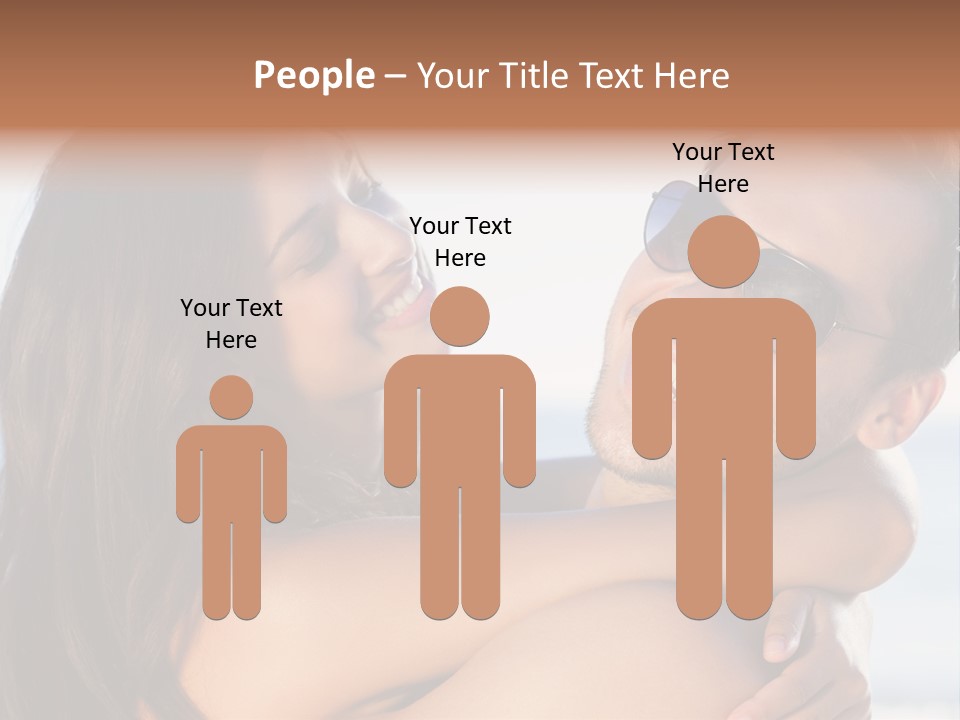 A Man Holding A Woman In His Arms PowerPoint Template