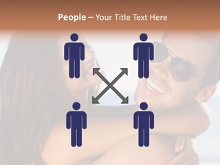 A Man Holding A Woman In His Arms PowerPoint Template
