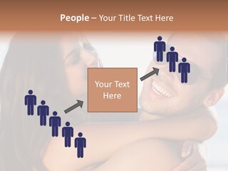 A Man Holding A Woman In His Arms PowerPoint Template