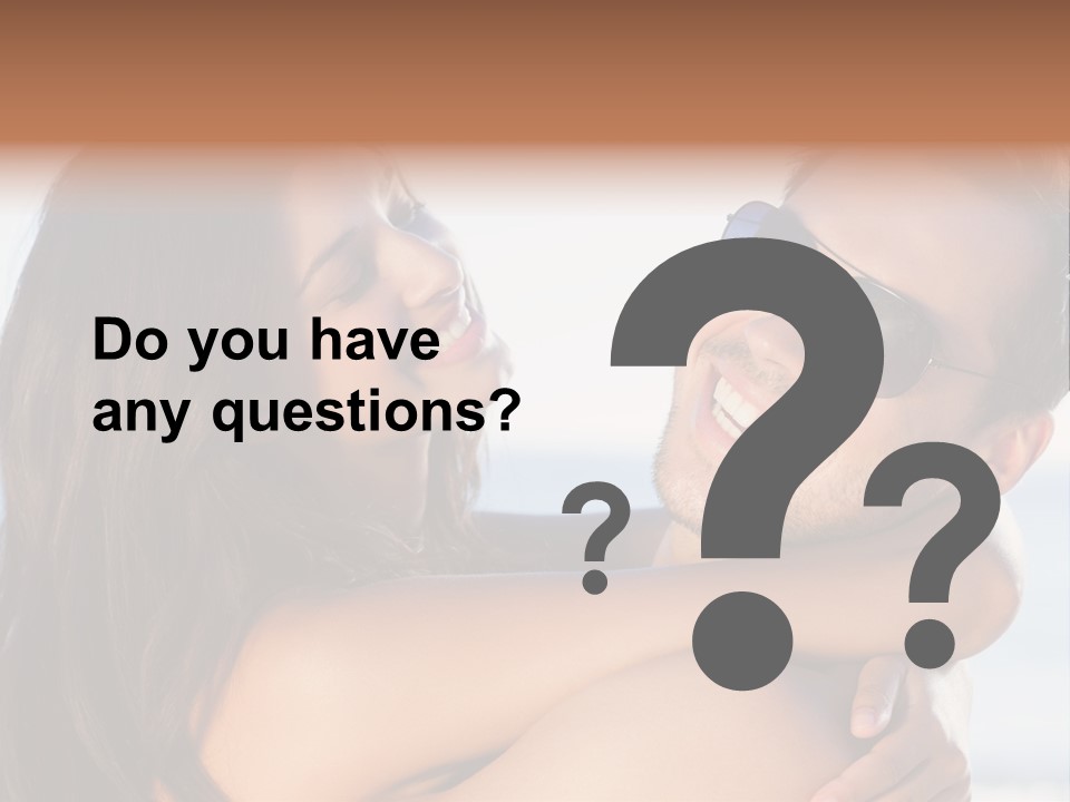 A Man Holding A Woman In His Arms PowerPoint Template