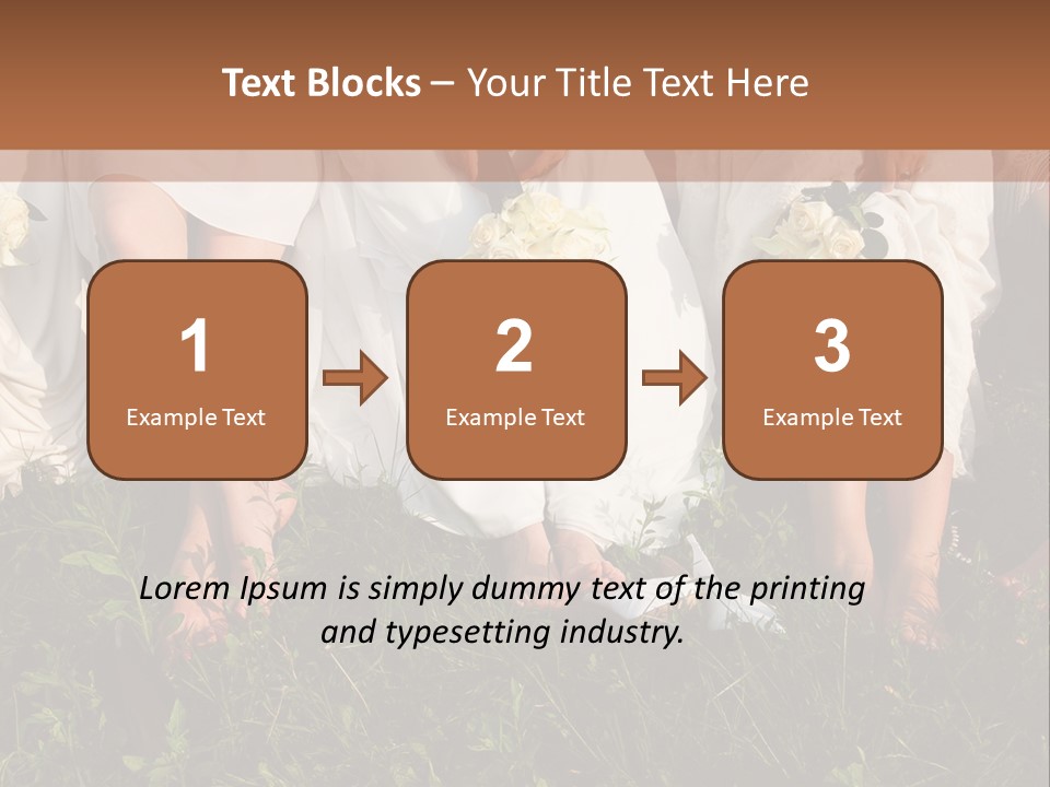 A Group Of Women In White Dresses Sitting On The Grass PowerPoint Template