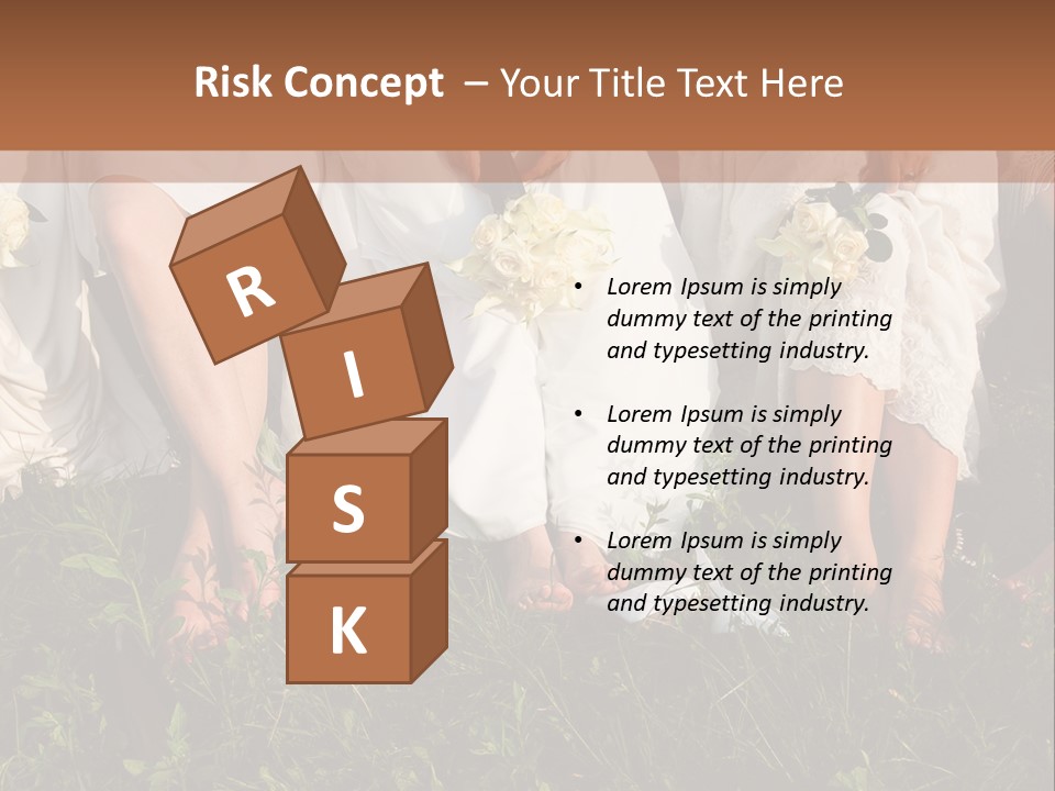 A Group Of Women In White Dresses Sitting On The Grass PowerPoint Template