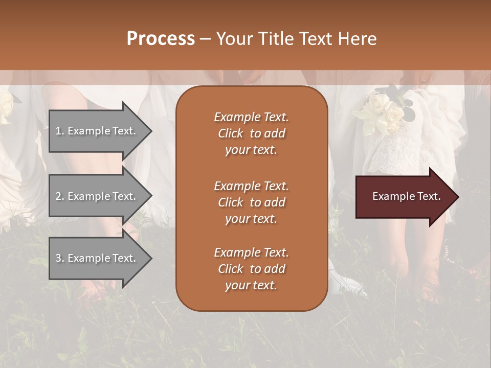A Group Of Women In White Dresses Sitting On The Grass PowerPoint Template