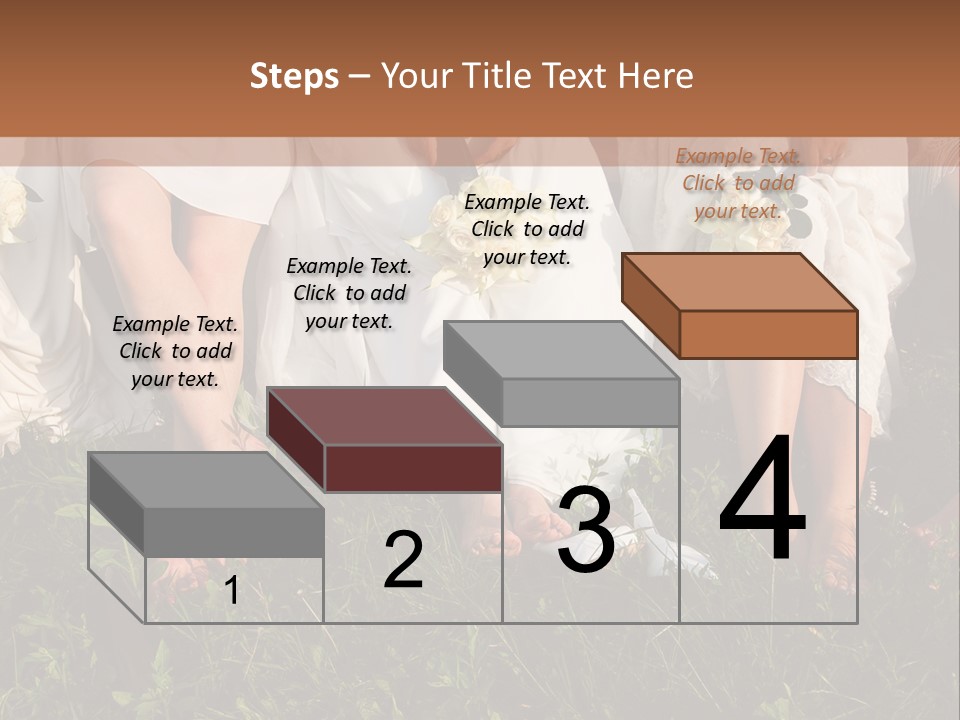 A Group Of Women In White Dresses Sitting On The Grass PowerPoint Template