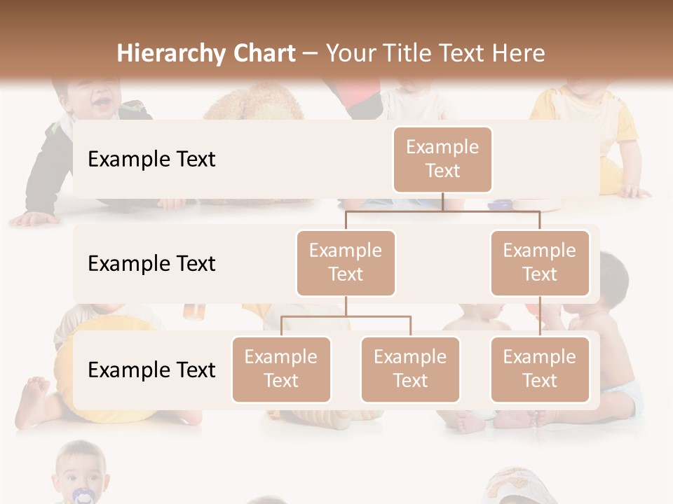 A Group Of Babies Sitting On The Ground With Toys PowerPoint Template