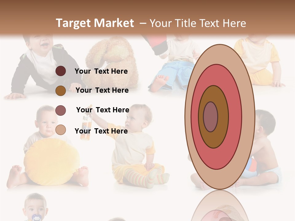 A Group Of Babies Sitting On The Ground With Toys PowerPoint Template