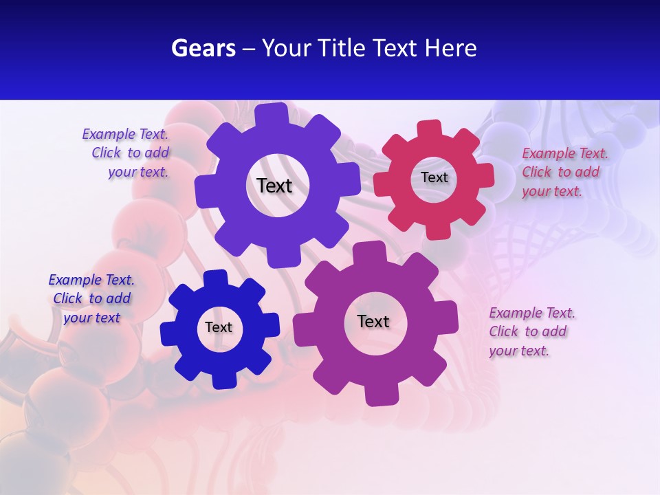 A Group Of Colorful Balls On A White Surface PowerPoint Template