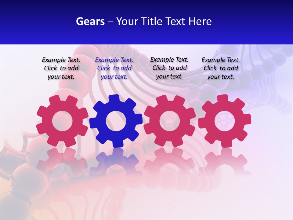 A Group Of Colorful Balls On A White Surface PowerPoint Template