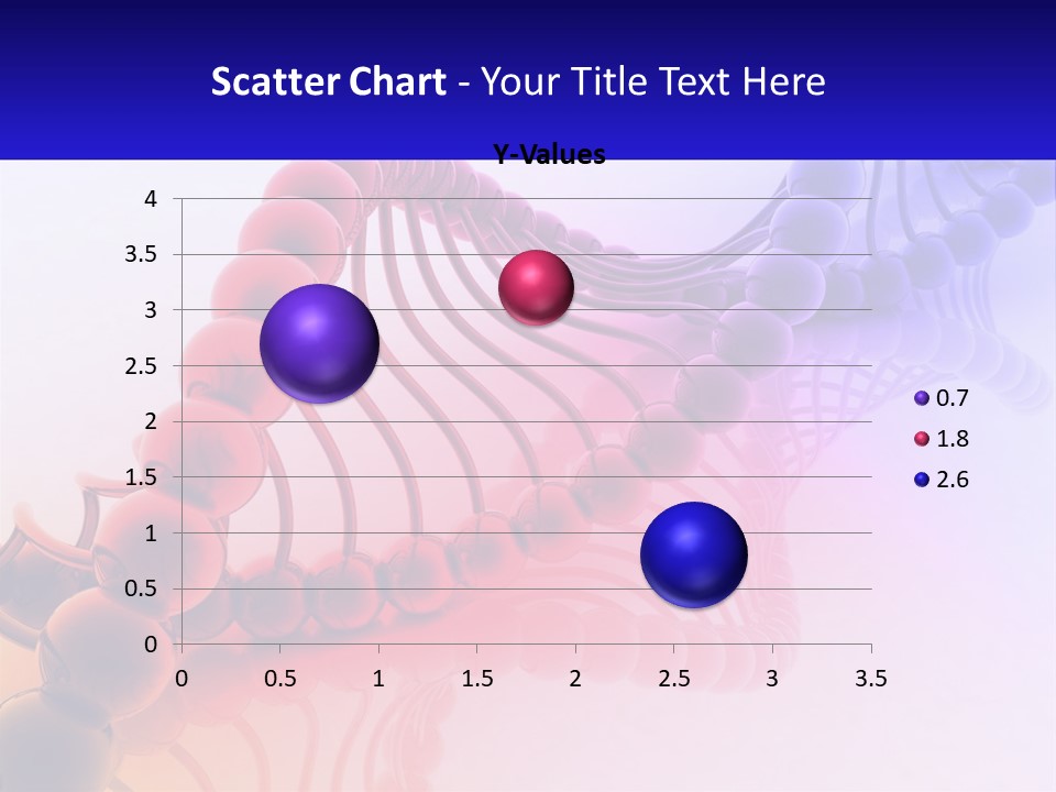 A Group Of Colorful Balls On A White Surface PowerPoint Template