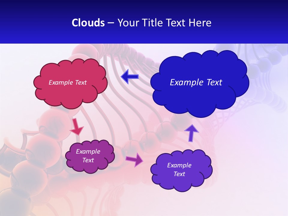 A Group Of Colorful Balls On A White Surface PowerPoint Template