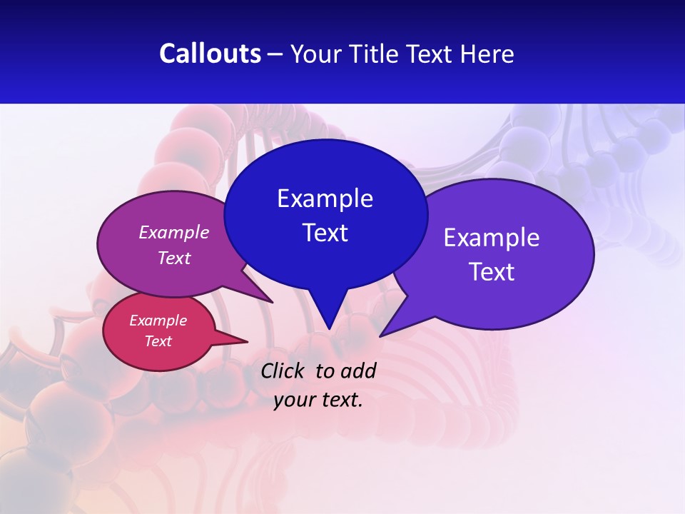 A Group Of Colorful Balls On A White Surface PowerPoint Template