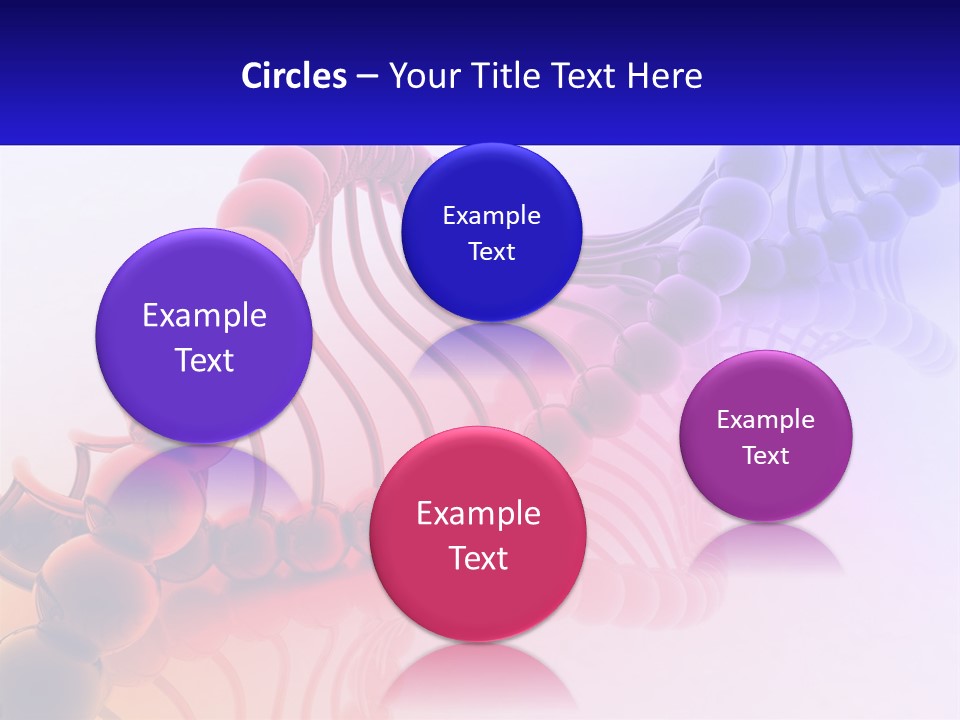 A Group Of Colorful Balls On A White Surface PowerPoint Template