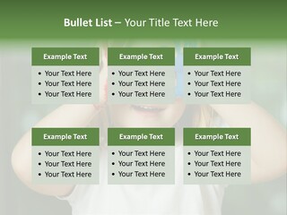 A Little Girl Holding Her Hands Up To Her Face PowerPoint Template