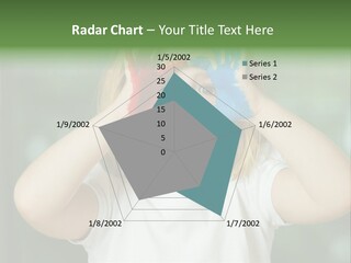 A Little Girl Holding Her Hands Up To Her Face PowerPoint Template