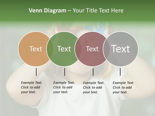 A Little Girl Holding Her Hands Up To Her Face PowerPoint Template