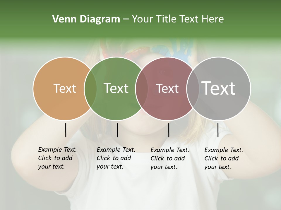 A Little Girl Holding Her Hands Up To Her Face PowerPoint Template