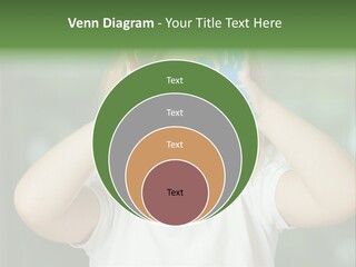 A Little Girl Holding Her Hands Up To Her Face PowerPoint Template