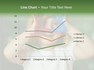 A Little Girl Holding Her Hands Up To Her Face PowerPoint Template