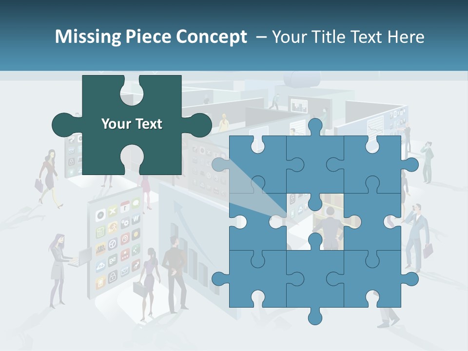 A Group Of People Standing In Front Of A Building PowerPoint Template