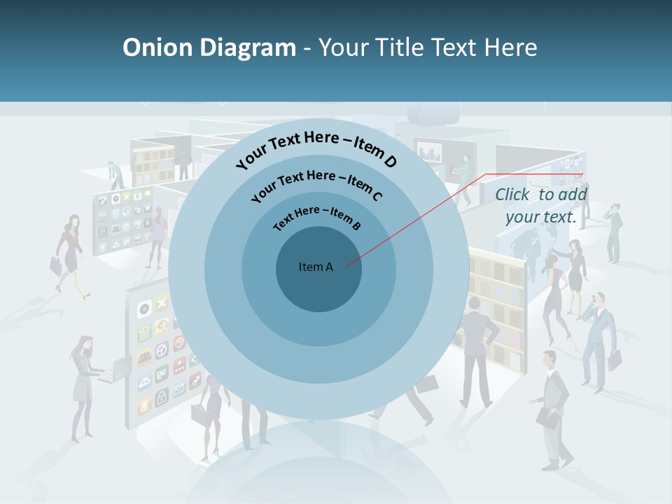 A Group Of People Standing In Front Of A Building PowerPoint Template